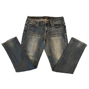 Lucky Brand Sweet'N Straight Mid Rise Denim Blue Jeans Women's Size 8